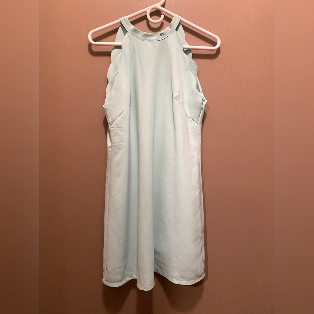 Pink Lily Boutique Mint Scalloped Dress